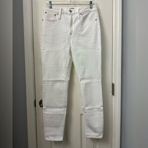 Women’s J Crew white jeans size 30
